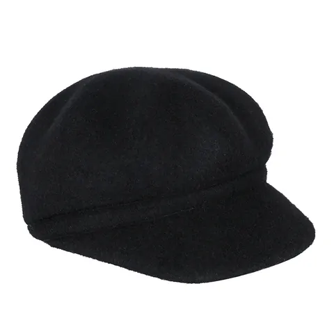Women's Vintage Newsboy Cap Wool Blend Octagonal Beret Hat Retro British Style Winter Warm Short Brim Artist Cabbie Hat