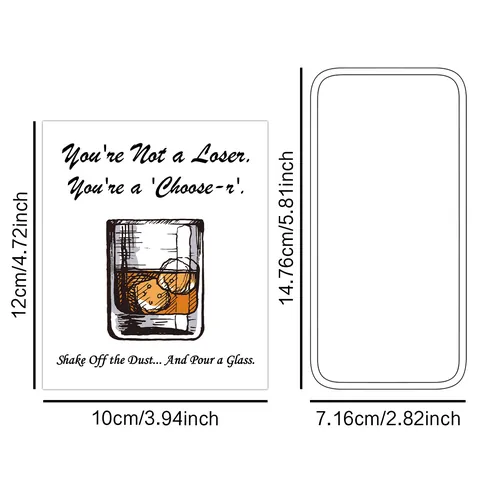Grappige Vaderdag Wijnfles Etiketten PVC Waterdichte Zelfklevende Stickers Voor Feest Tafel Decor Vader Cadeau