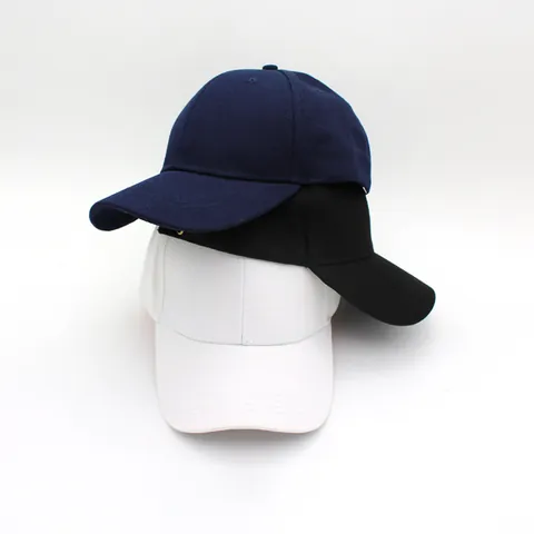 Unisex Einfarbig Baumwolle Baseballkappe Verstellbar Soft Top Gebogene Krempe Sonnenhut Für Outdoor Sport Lässig Alltag Herren Damen