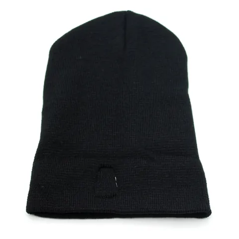 Berretto in Maglia Con Risvolto Donna Uomo Con Toppa Ricamata Frappé Shake Morbido Caldo Cappello Invernale Streetwear Outdoor