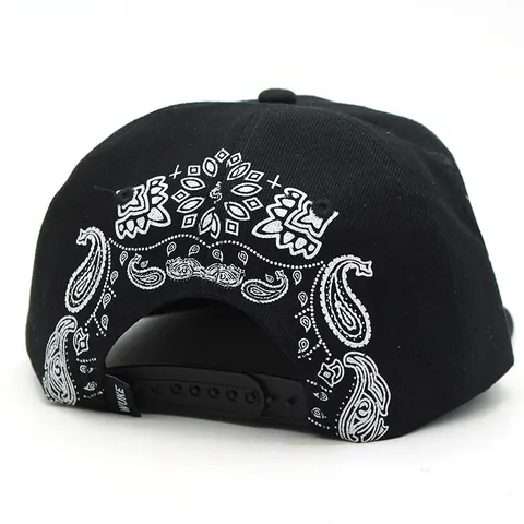 Gorra de Béisbol Hip Hop Con Bordado de Cruz Invertida Ala Plana Algodón Streetwear Snapback Gorra Para Hombres Mujeres
