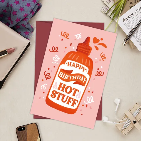 Funny Birthday Greeting Card With Envelope Humorous Text Spoof Gift For Wedding Anniversary Party Invitation Card