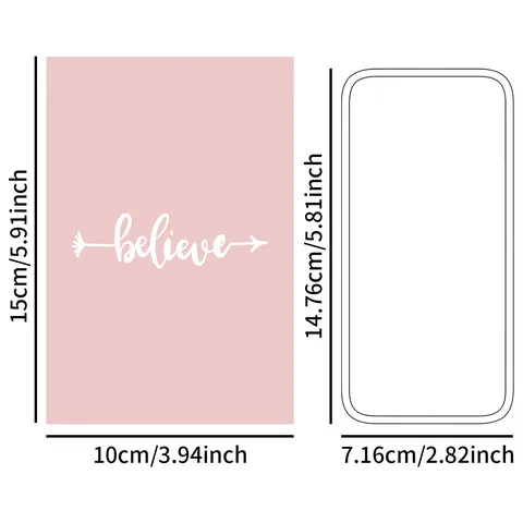 Tarjetas de Arte de Pared con Citas Motivadoras Postales Macarrón Inspiradoras para Dormitorio Oficina Hogar Decoración Estética de Pared