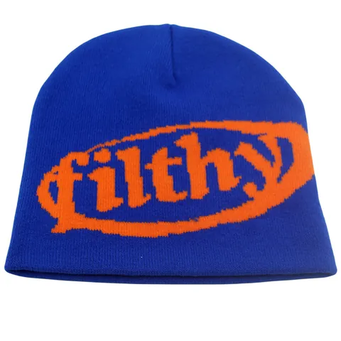 Filthy Letter Jacquard Knitted Beanie Hat For Men Women Winter Warm Acrylic Streetwear Outdoor Fashion Soft Casual Skull Cap
