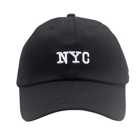 Gorra de Béisbol con Bordado de Letras NYC Algodón Ajustable Protección Solar Exterior Casual para Hombre Mujer
