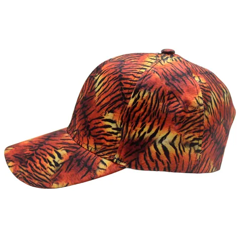 Mode Tierdruck Baseballkappe Für Damen Herren Baumwolle Tiger Schlange Leopard Muster Gebogene Krempe Sonnenschutz Outdoor Sport Hut