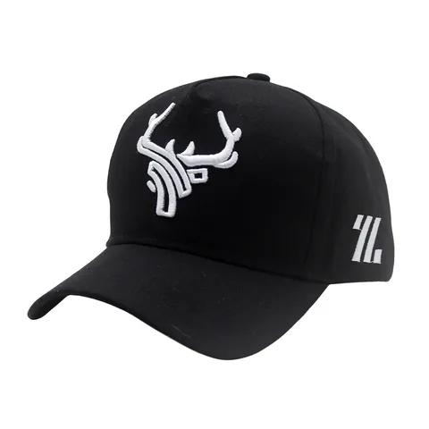 Neue 3D Geweih Stickerei Baseballkappe Für Damen Herren Verstellbare Polyester Outdoor Sport Sonnenschutz Casual Schirmmütze Geschenk