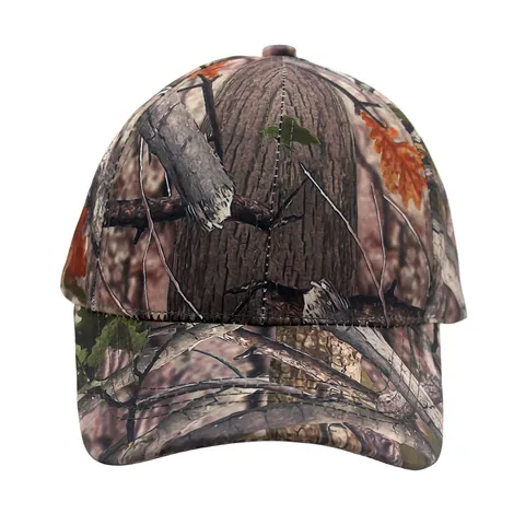 Bionische Camouflage Baseballkappe Für Herren Outdoor Taktischer Hut Waldblattmuster Jagd Angeln Sonnenhut Verstellbare Polyester Kappe