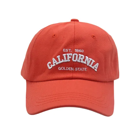 Vintage California Geborduurde Honkbalpet Heren Dames Katoen Ademend Zonbescherming Outdoor Casual Eend Banaan Borduurwerk Verstelbare Pet