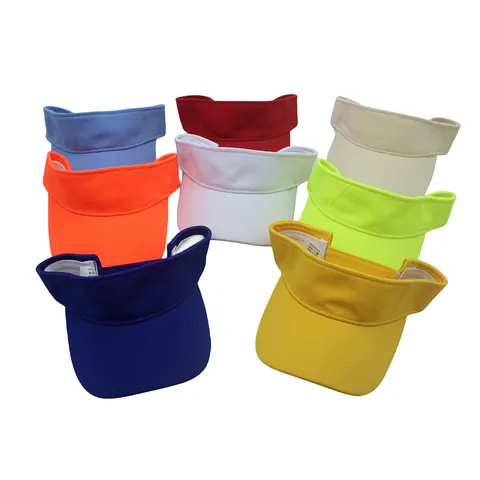Visière Solaire d'Été Chapeau Respirant Polyester Ajustable Couleur Bonbon Casquette Sportive Protection Solaire Parent-Enfant