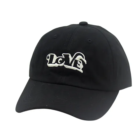 Casquette de Baseball en Coton Unisexe Broderie Lettres LOVE Réglable Dad Hat Protection Solaire Respirant Décontracté Sport