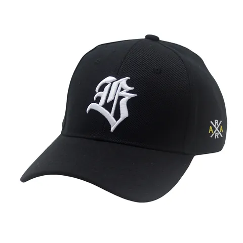 Berretto da Baseball Ricamato con Lettera Gotica B Regolabile con Visiera Curva Cappello Parasole per Sport Casual Unisex