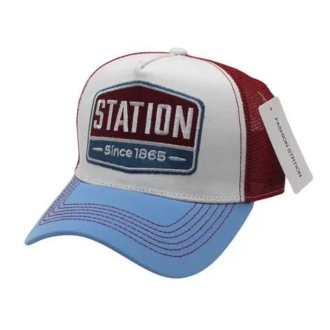 Casquette Trucker Vintage Américaine Avec Broderie De Lettres Maille Respirante Chapeau De Baseball Pour Hommes Femmes Sport De Plein Air