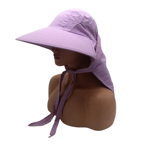 Outdoor Sun Protection Fisherman Hat Breathable Large Brim Neck Flap Hiking Fishing Sun Hat For Men Women