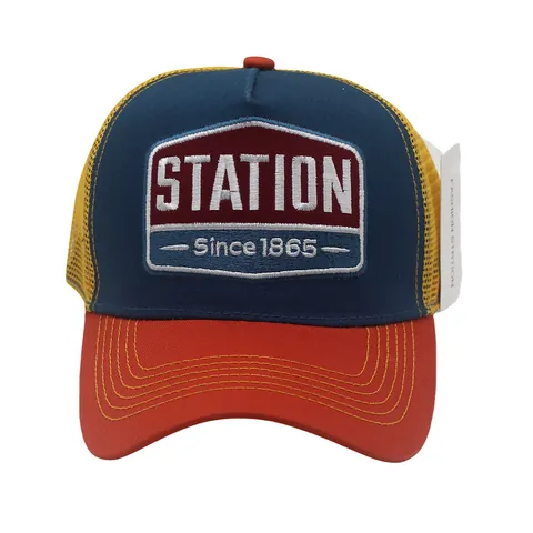 Casquette Trucker Vintage Américaine Avec Broderie De Lettres Maille Respirante Chapeau De Baseball Pour Hommes Femmes Sport De Plein Air