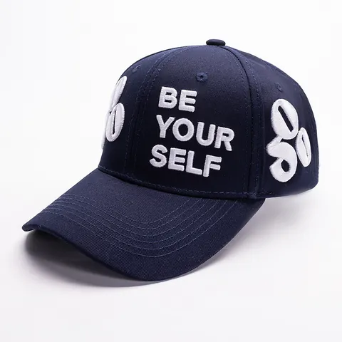 Berretto da Baseball Unisex Stile Americano Ricamo 3D Lettere Cotone Protezione Solare Hip Hop Moda Cappello Sportivo Regolabile