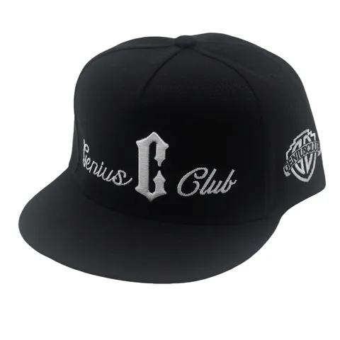 Berretto da Baseball Snapback Unisex Genius Club Ricamo Gothic G Tesa Piatta 100% Acrilico Streetwear Outdoor Cappello da Sole