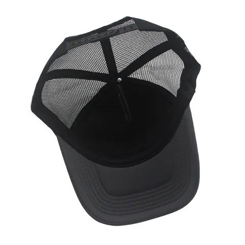 Retro Letter Printed Trucker Hat Breathable Mesh Back Adjustable Snapback Baseball Cap For Men Women Outdoor Casual Sporty
