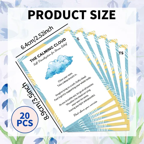 Mindfulness Affirmation Cards Positive Thinking Stress Relief Therapy Gifts For Teachers Students Mental Health Flash Cards