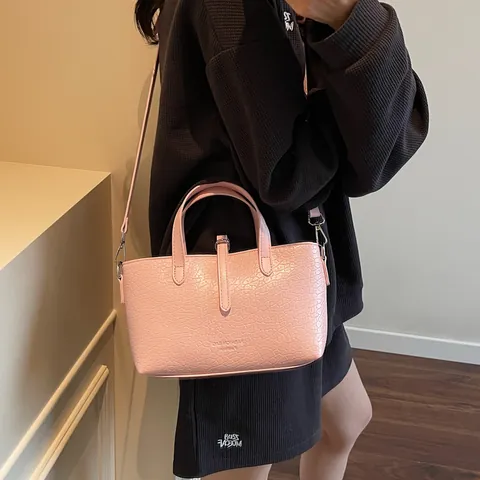 Bolso Tote de Cuero PU con Patrón de Cocodrilo Vintage Para Mujeres Gran Capacidad Bolso de Mano Casual Oficina Bolso de Hombro
