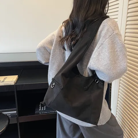Vintage Faux Suèdelook Tote Tas Grote Capaciteit Woon-werkverkeer Schoudertas Met Metalen Ring Voor Vrouwen Mode Handtas
