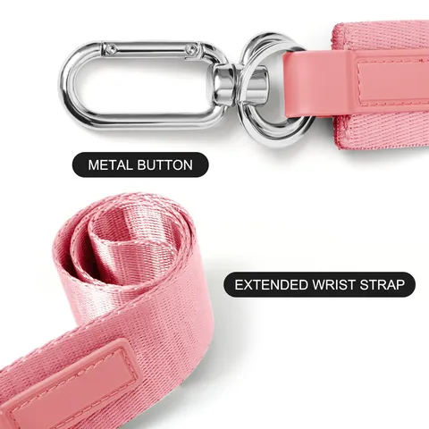 Woven Polyester Wrist Strap Keychain For Bag Accessories Durable Metal Buckle Sporty Lanyard For Keys Phone Charms