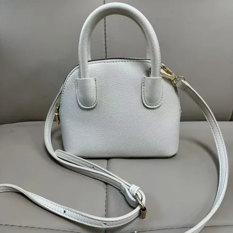 Mini Sac Coquillage pour Femmes Motif Litchi Cuir PU Sac à Main Bandoulière Couleur Unie Sac à Épaule Mode pour le Quotidien