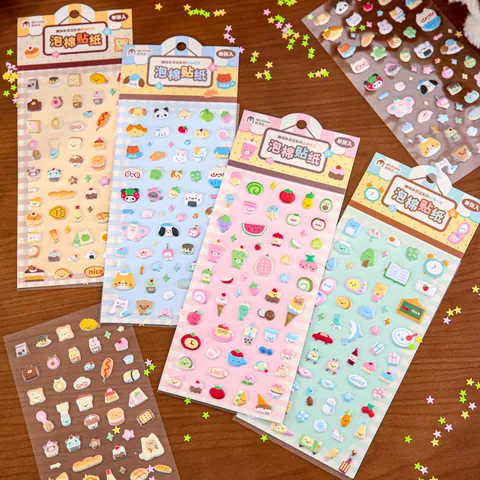 Adesivi Decorativi Farfalla Goffrato Olografico Da Sogno PET Scrapbooking Diario Fai Da Te Vintage Estetica