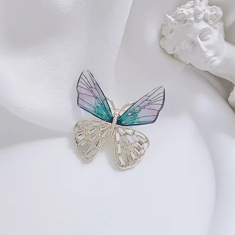 Vintage Vlinder Engel Bij Brosje Speld Voor Vrouwen Legering Strass Emaille Insect Elegante Jurk Pak Reversspeld Sieraden