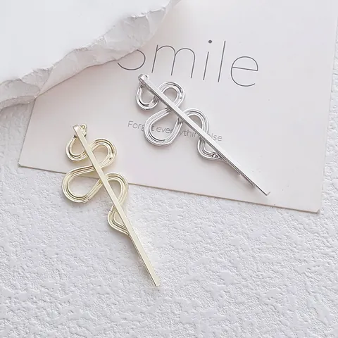 Vintage Snake Shaped Alloy Hair Clip With Green Rhinestone Eyes Gold Silver Metal Side Bobby Pin For Women Fashion Jewelry