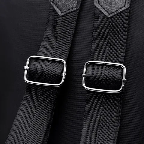 Women Backpack Waterproof Nylon Anti-Theft Fashion Casual School Travel Rucksack With Cat Pendant