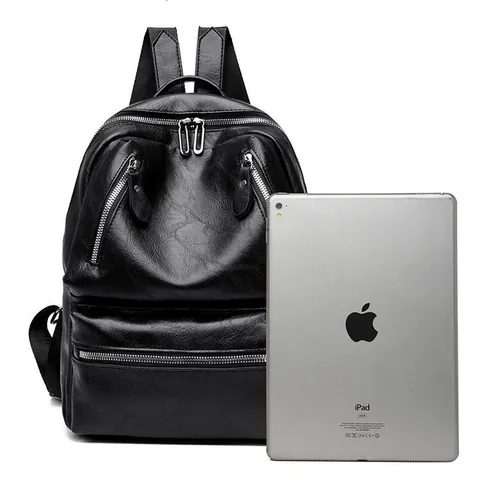 Damen Vintage PU Leder Rucksack Mode Multi-Pocket Große Kapazität Schultasche Lässig Reisen Schultertasche Für Damen