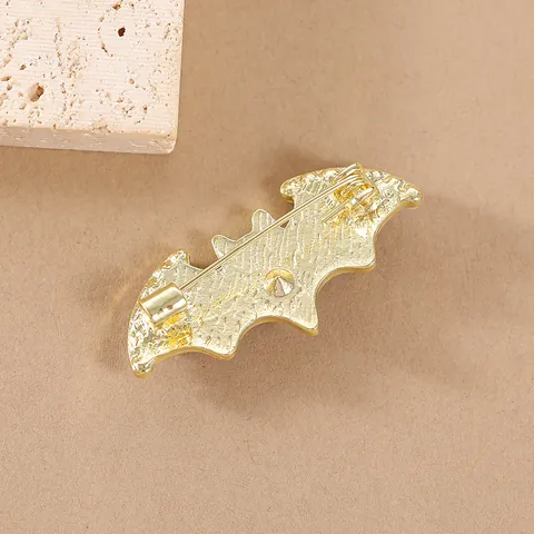 Gothic Fledermaus Brosche Für Halloween Party Legierung Strass Künstliche Perle Emaille Tier Pin Für Herren Damen Kleidung Dekoration Schmuck Geschenk