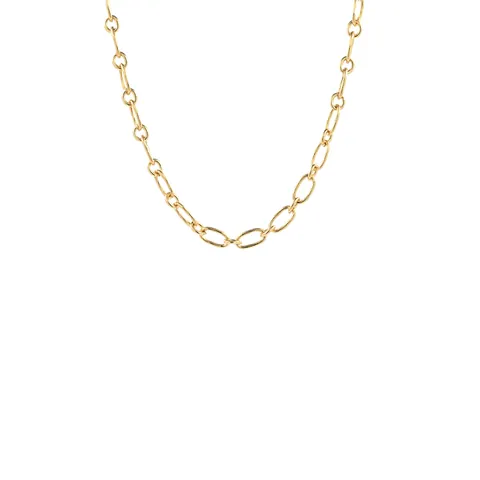 18K Gold Plated Copper Paperclip Chain Unfinished Minimalist DIY Jewelry Making Necklace Bracelet Material Accessory