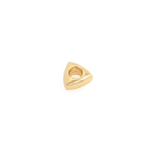 18K Gold Plated Copper Triangle Connector Beads Geometric Minimalist Jewelry Findings For DIY Necklace Bracelet Making Women Gift