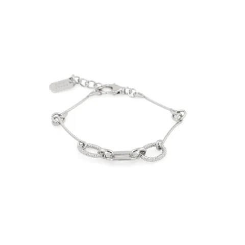 Pulsera de Eslabones Geométricos de Cobre Chapado en Oro de 18K para Mujer Moda Minimalista Cadena de Serpiente Accesorio de Joyería