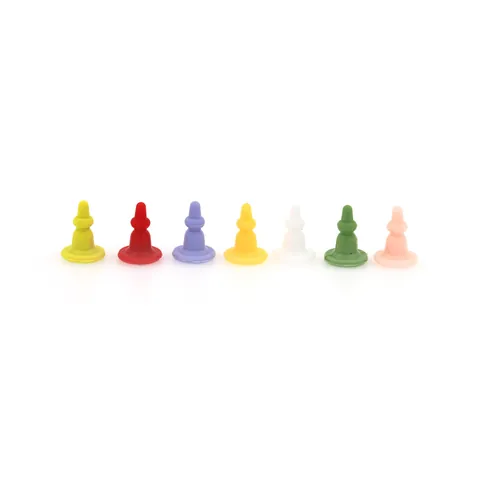 DIY Silicone Earring Backs Multi-Color Tapered Earring Stoppers For Earrings Studs Findings Accessories DIY Jewelry Making Craft Supplies
