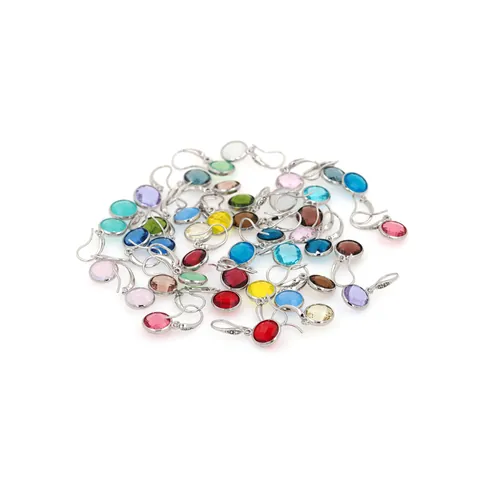 Boucles d'Oreilles Pendantes Rondes en Cuivre Plaqué Or 18K avec Zircone Élégantes Boucles d'Oreilles Crochet pour Femmes Bijoux de Luxe
