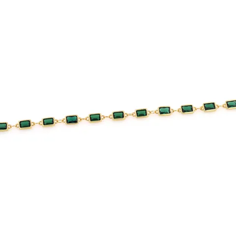 18K Gold Plated Copper Round Chain With Micro Inlaid Zirconia DIY Bracelet Necklace Semi Finished Jewelry Making Accessories