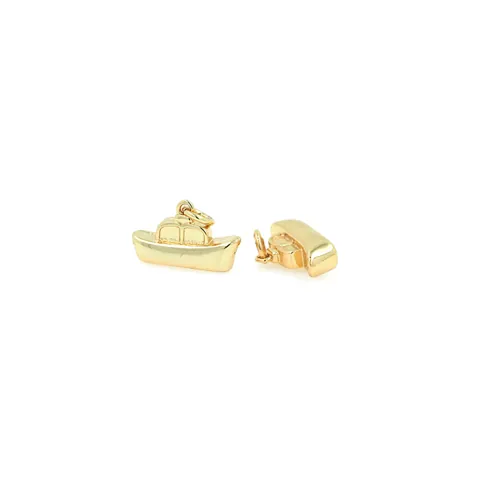 18K Verguld Koperen Zirkonia Boot Hanger Voor DIY Ketting Armband Maken Hip Hop Punk Mode Sieraden Accessoire