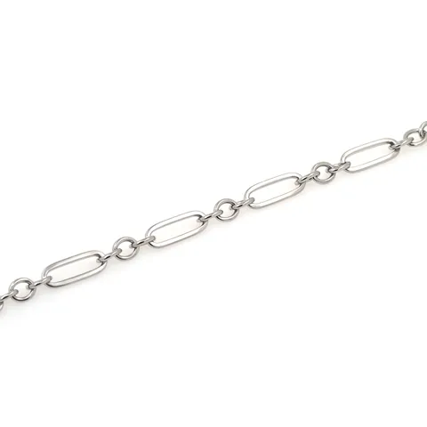 18K Vergoldet Kupfer Büroklammer Kette Ovale Glieder DIY Schmuckherstellung Zubehör Für Halsketten Armbänder Handarbeit