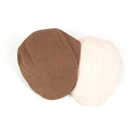 Vintage Baumwollmischung Schiebermütze Atmungsaktiv Britischer Stil Newsboy Beret Hut Für Herren Damen Freizeit Sonnenschutz Frühling Sommer