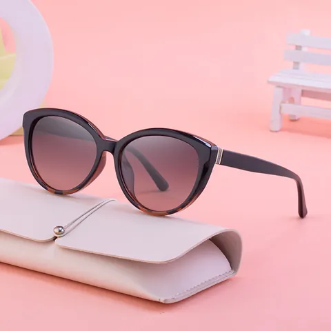 Damen Mode Katzenauge Sonnenbrille Polarisiert TAC Linse UV400 Schutz TR Rahmen Verlaufstönung Für Alltag Autofahren Reisen Brillen