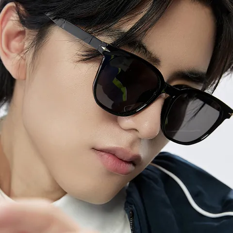 TR90 Square Polarized Sunglasses For Men Women Fashion TAC Lens Large Frame UV400 Protection Outdoor Driving Fishing Eyewear