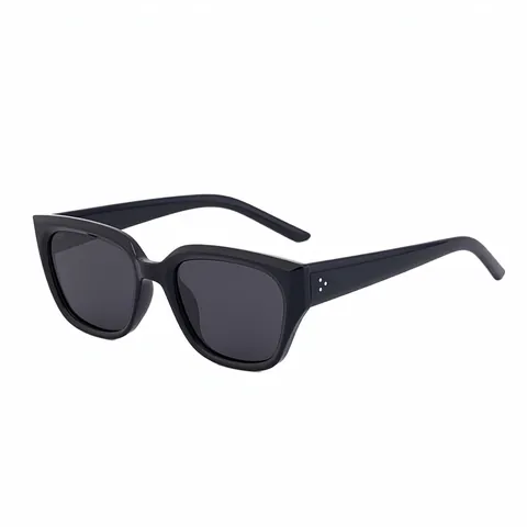 Occhiali da Sole Polarizzati da Uomo Occhi di Gatto Montatura in TR Metallo UV400 con Rivetti Vintage Occhiali da Sole Quadrati
