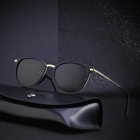 Vintage Polarisierte Sonnenbrille Retro Rund Schmetterlingsrahmen UV400 Metall TR Rahmen Autofahrerbrille Für Herren Damen Outdoor Reise Brillen