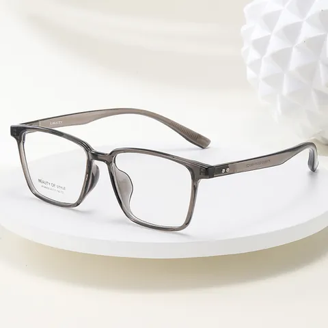 Retro Square TR90 Optical Glasses Frame For Men Women Vintage Oversized Lightweight Eyeglasses Plain Mirror Clear Lens Frame