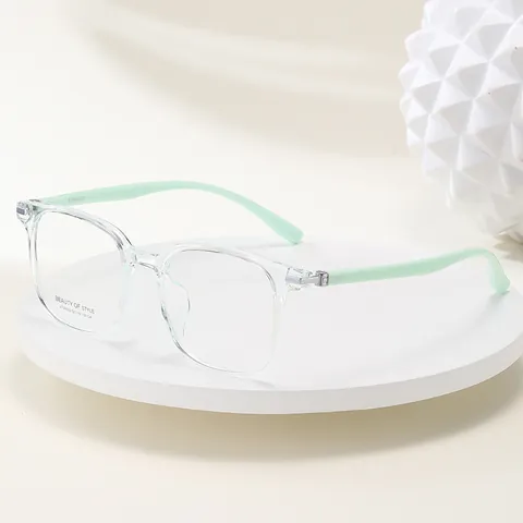 Women Trendy Square TR90 Optical Glasses Frame Fashion Large Transparent Prescription Eyewear Frame UV400 Clear Lens Eyeglasses