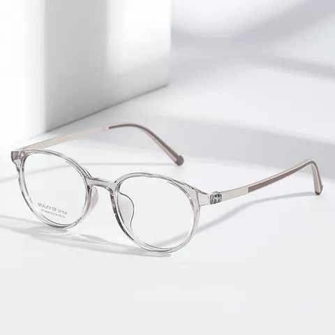 Mode Ovaal Volledig Montuur TR90 Optische Bril Retro Lichtgewicht Brilmonturen Voor Dames Heren Heldere Lens Brillen