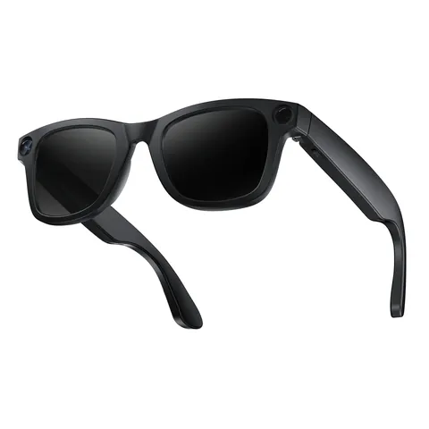 KI Intelligente Kamera Brille 1080P HD Anti-Shake Videoaufnahme Sonnenbrille Übersetzung Objekt-Erkennung Bluetooth TR90 Faltbare Smart Brille